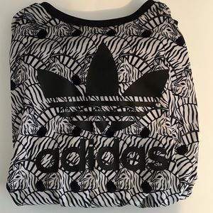 ADIDAS ZEBRA PRINT SWEATER